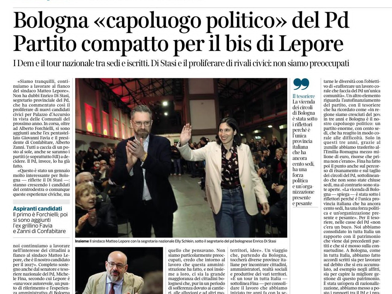 CORRIERE DI BOLOGNA - 30 Gennaio 2026