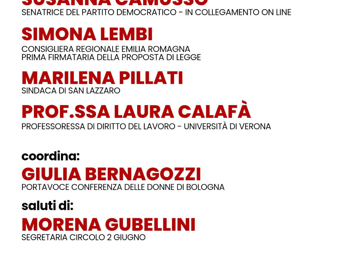 Diminuire dimissioni volontarie - 4 marzo San Lazzaro