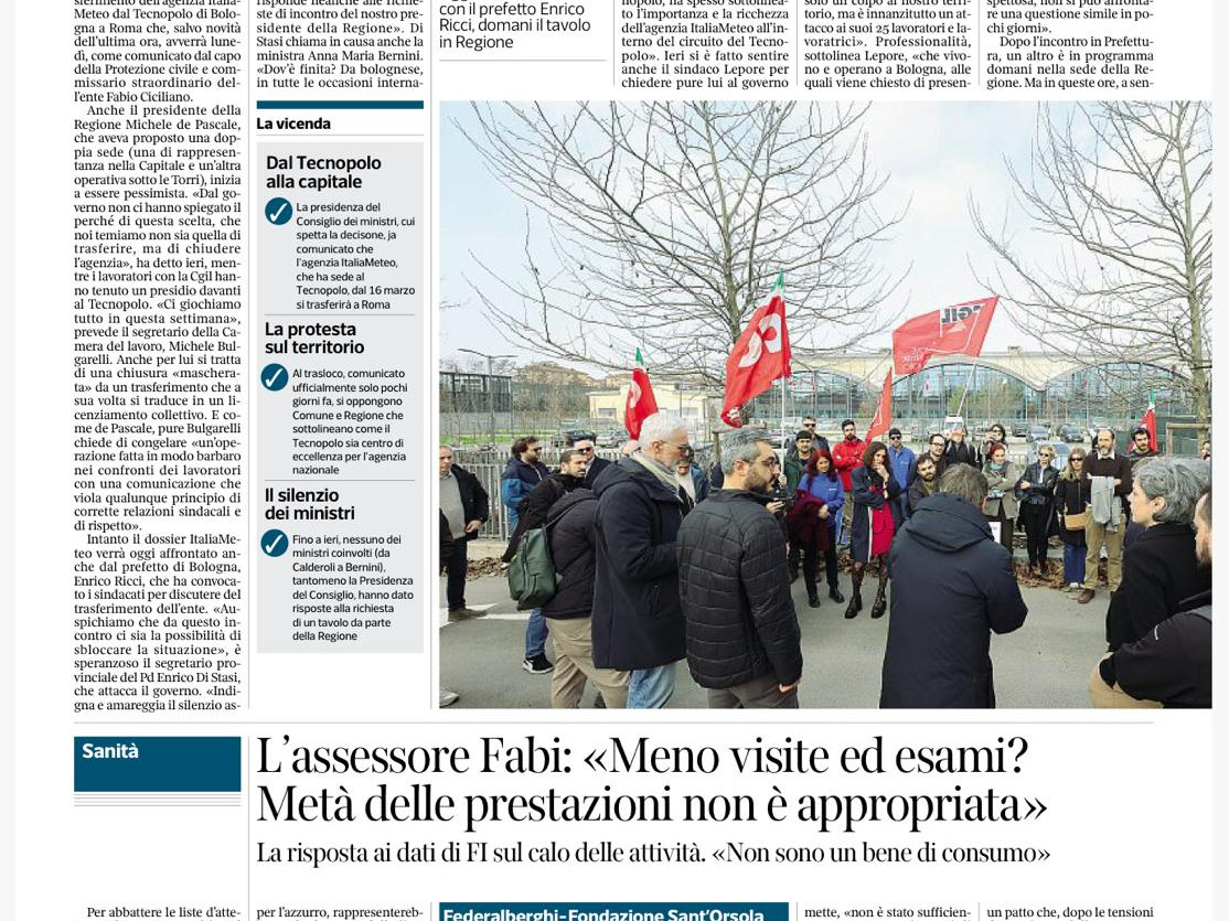 CORRIERE DI BOLOGNA - 11 marzo 2026