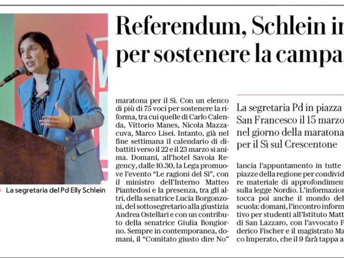 LA REPUBBLICA - 6 marzo 2026