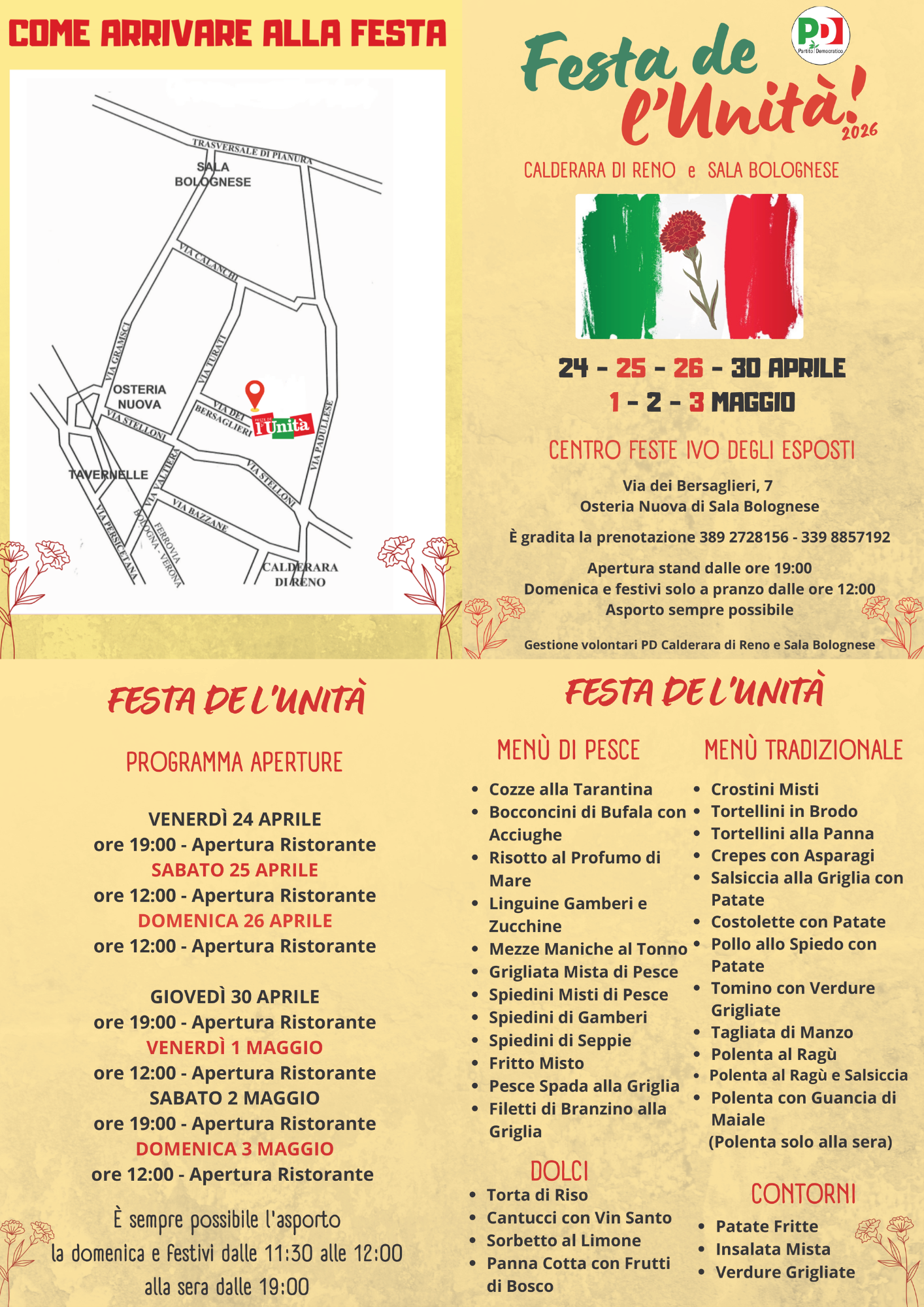 Festa Calderara di Reno e Sala Bolognese