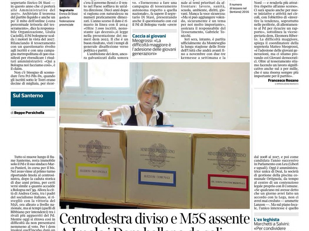 CORRIERE DI BOLOGNA - 11 aprile 2026