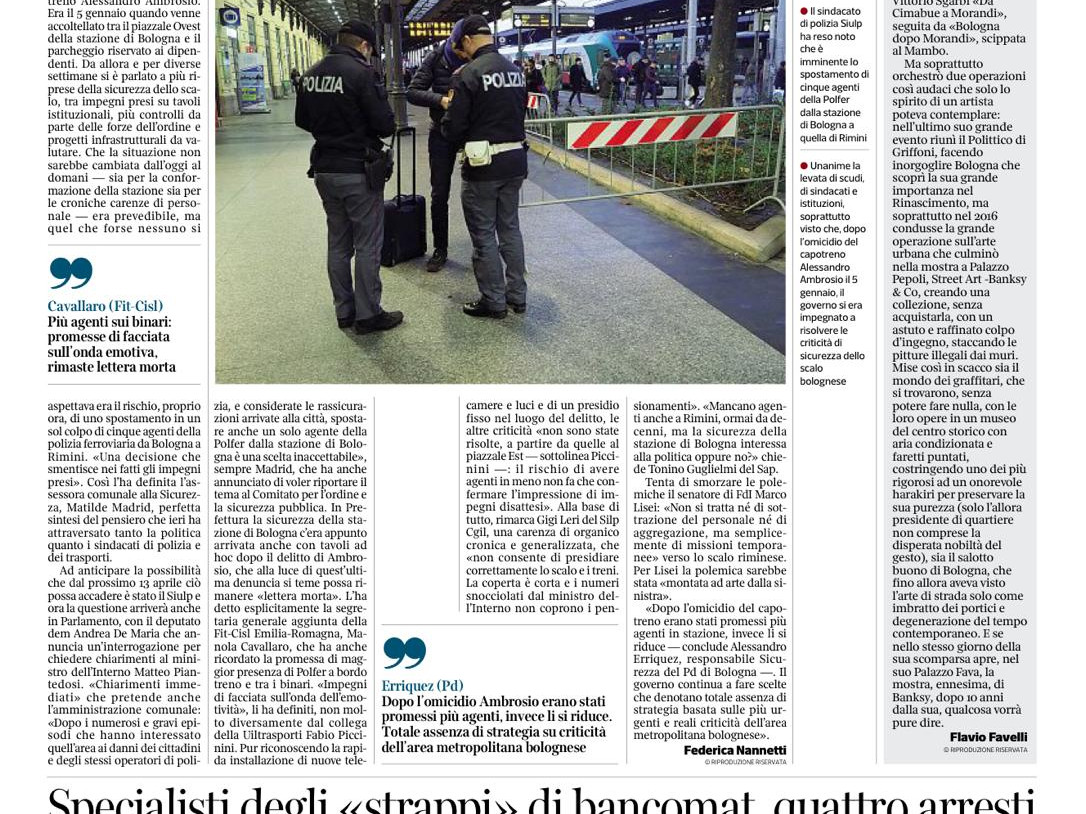 CORRIERE DI BOLOGNA - 4 aprile 2026
