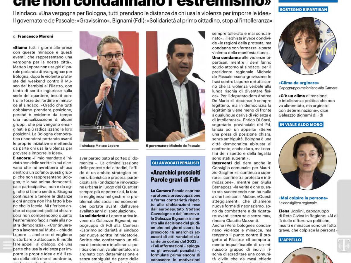 IL RESTO DEL CARLINO - 14 aprile 2026