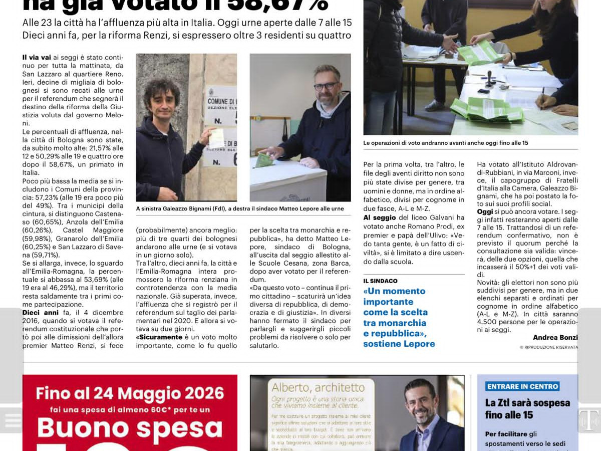 IL RESTO DEL CARLINO - 23 marzo 2026 (1)