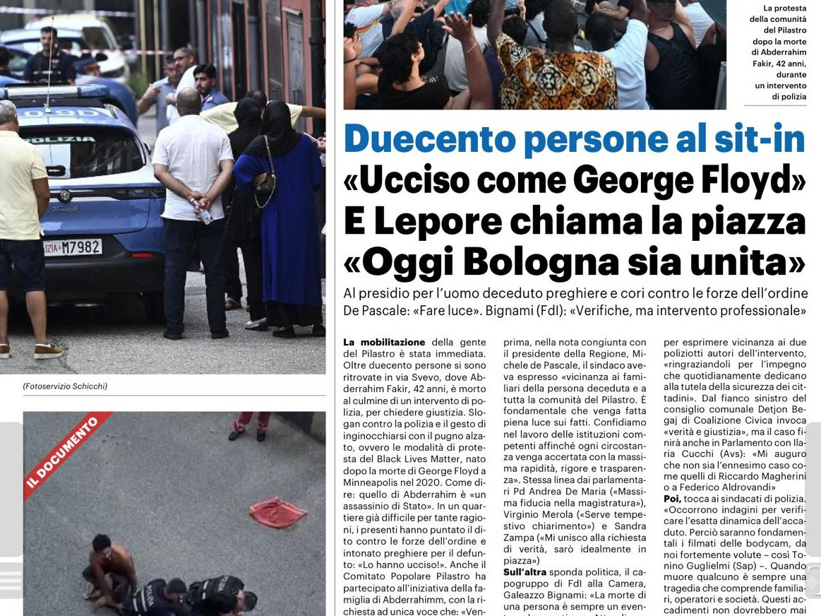 IL RESTO DEL CARLINO - 20 luglio 2026