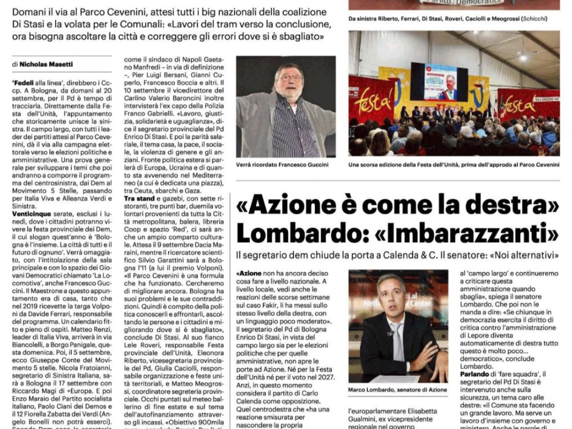 IL RESTO DEL CARLINO - 26 agosto 2026