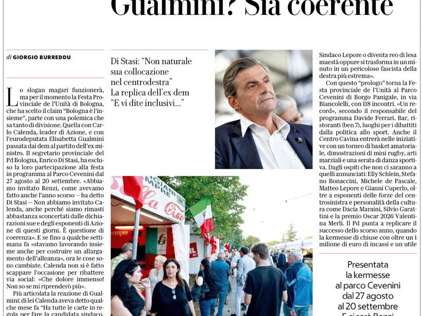 LA REPUBBLICA - 1° agosto 2026