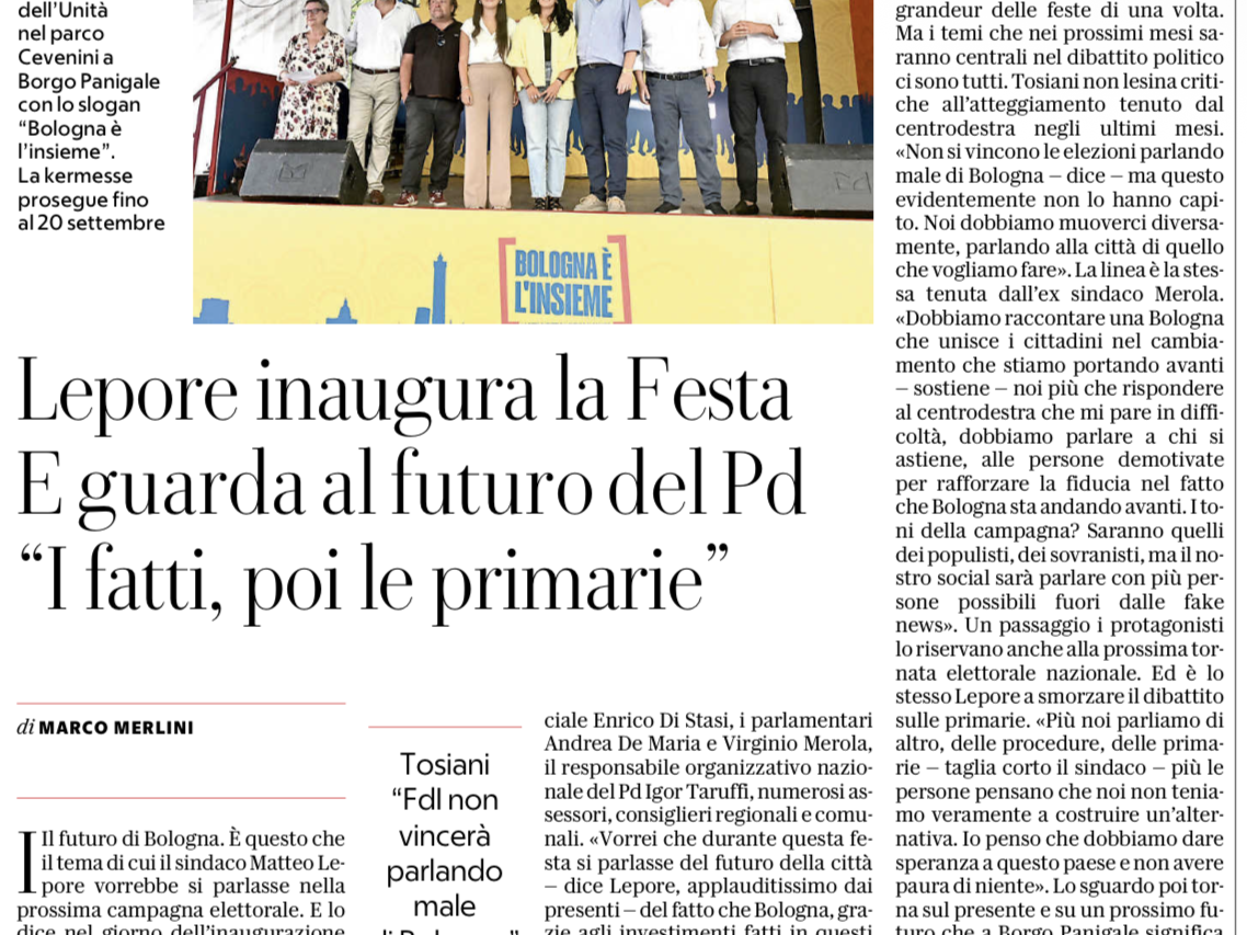 LA REPUBBLICA - 28 agosto 2026