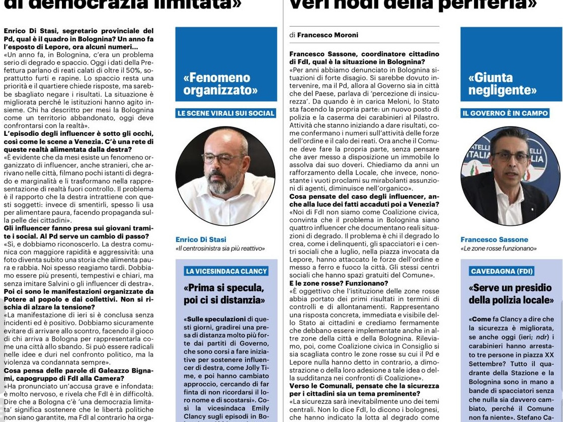 IL RESTO DEL CARLINO - 16 settembre 2026